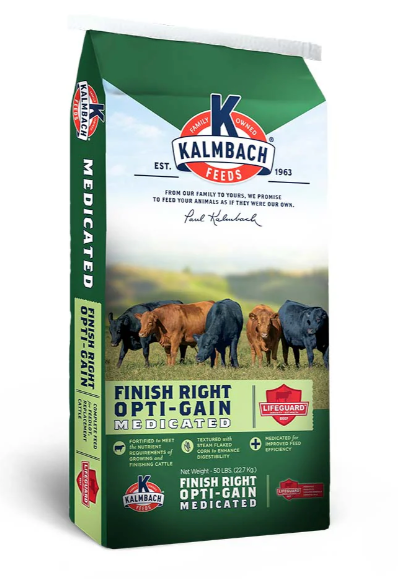 Cattle Finish Right® Opti-Gain Medicated Textured